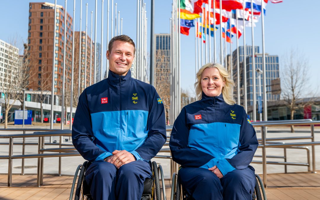 Viljo och Kristina blir svenska fanbärare i Peking 2022